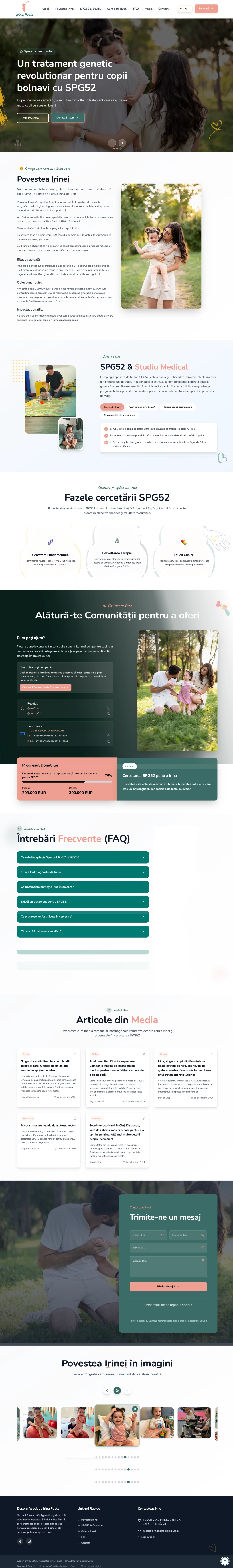 Site pentru asociație: asociatiairinapoate.ro