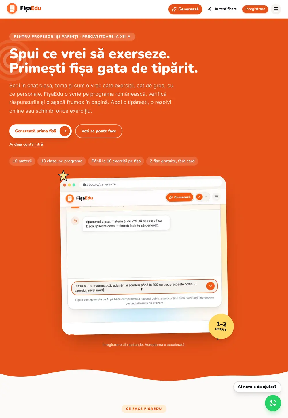 Captură din site-ul fisaedu.ro