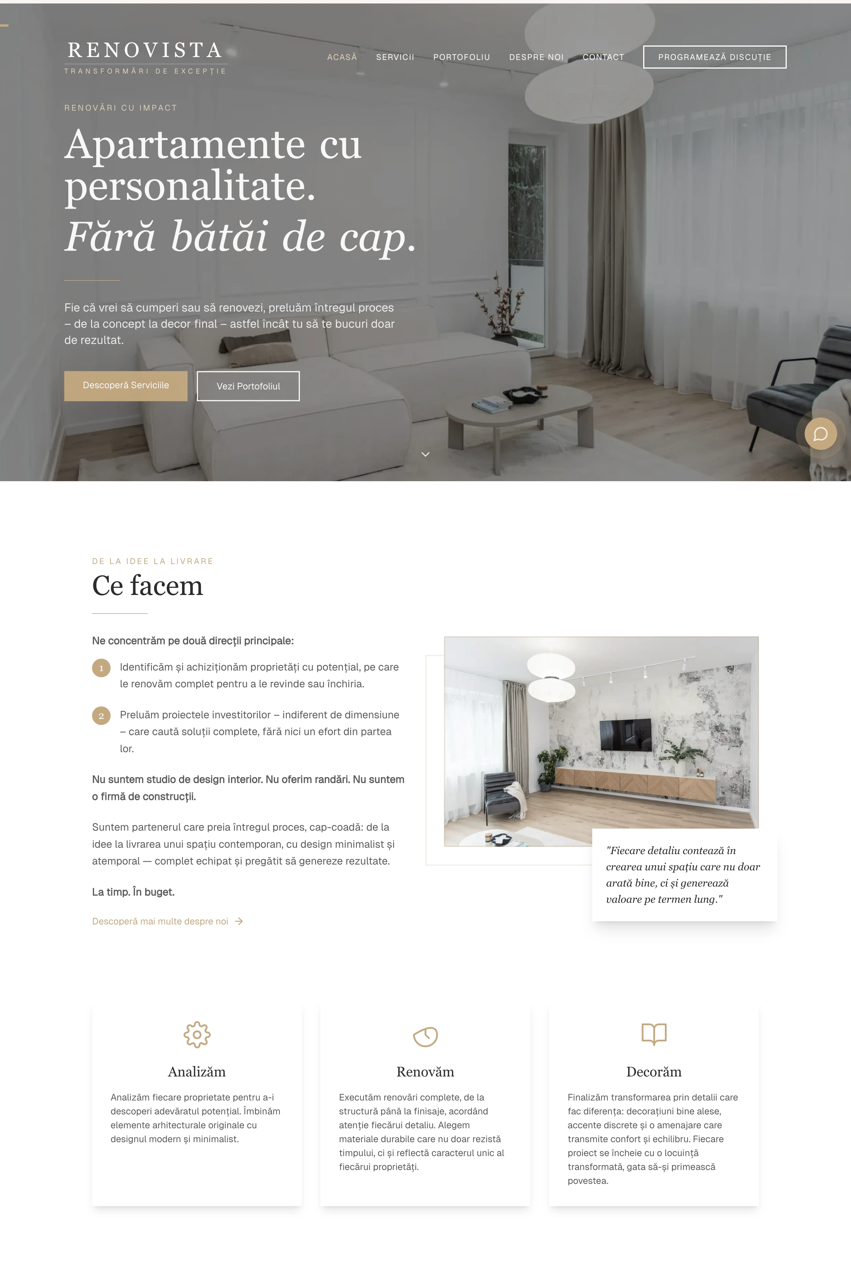 Renovista Website